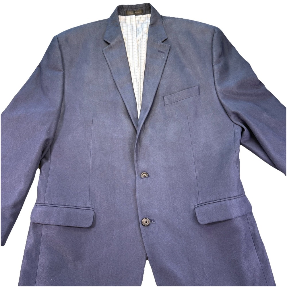 Lauren‎ Ralph Lauren Sport Coat Men 46L Navy Blue Classic Luxury Blazer
